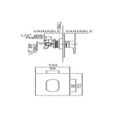Methven Amio Shower / Bath Mixer
